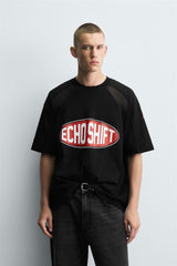 T-SHIRT WITH CONTRAST GRAPHICS