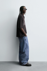 Washed Text Print Polo | Zara