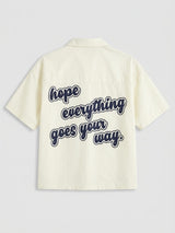 Chemise Crop Hope Print