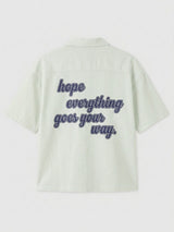 Chemise Crop Hope Print