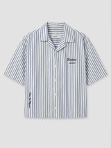 Chemise Crop Vertical Stripes
