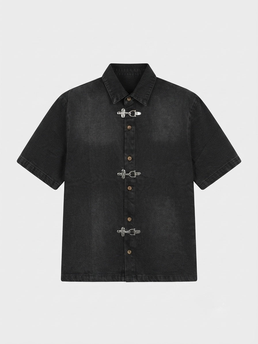 Chemise Crop Chinese Style