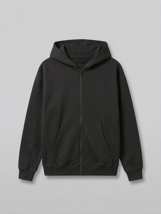BASIC ZIP-UP HOODIE