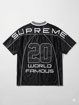 Supreme Paneled Jersey Black