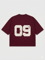 T-shirt Cropped Burgundy League 09