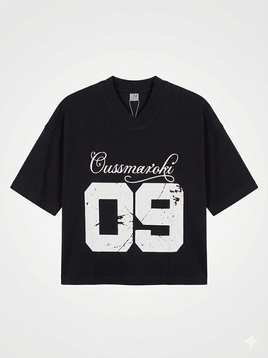 T-shirt Cropped Burgundy League 09