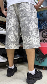 Short Baggy Jeans Imprimé