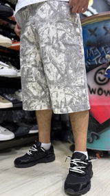 Short Baggy Jeans Imprimé