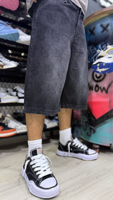Stonewashed Baggy Shorts