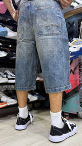 Stonewashed Baggy Shorts