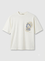 T-SHIRT HOMME TERRA Blanc OVERSIZE 5108