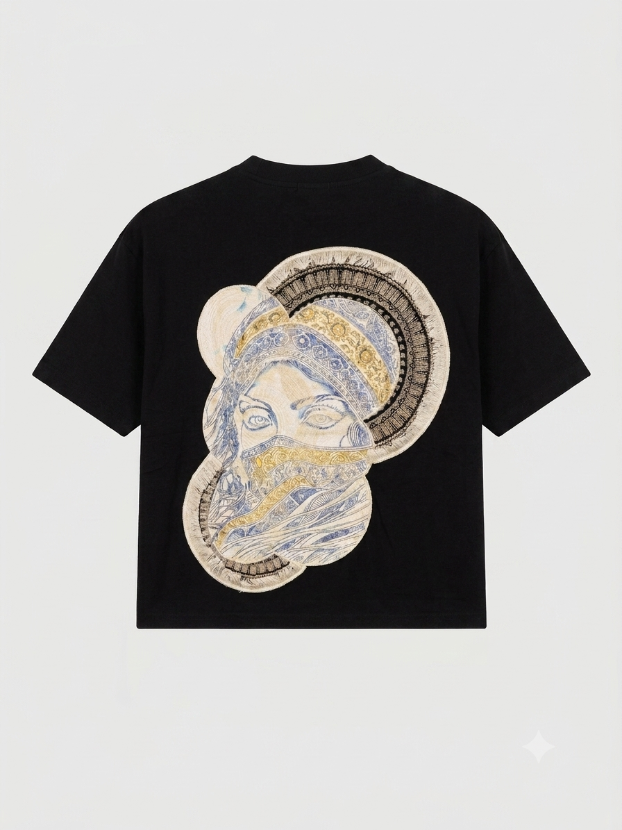 T-SHIRT HOMME TERRA Noir OVERSIZE 5108