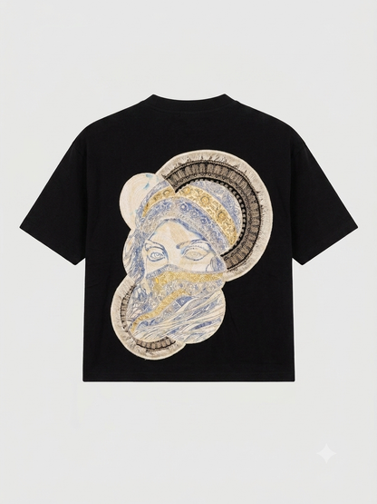 T-SHIRT HOMME TERRA Noir OVERSIZE 5108