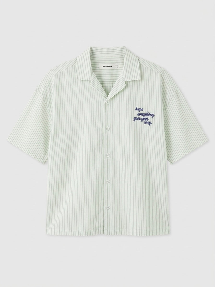 Chemise Crop Hope Print