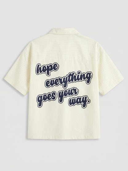 Chemise Crop Hope Print