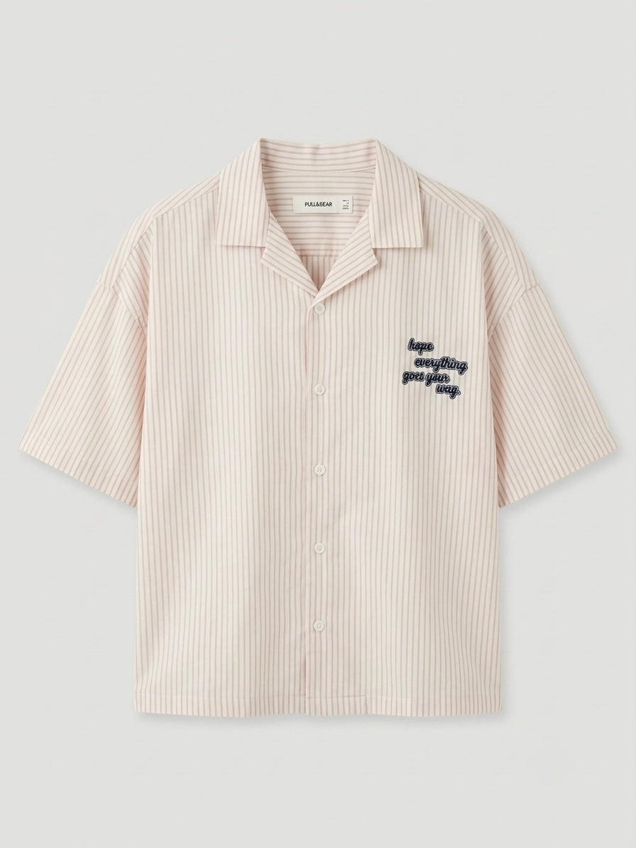 Chemise Crop Hope Print