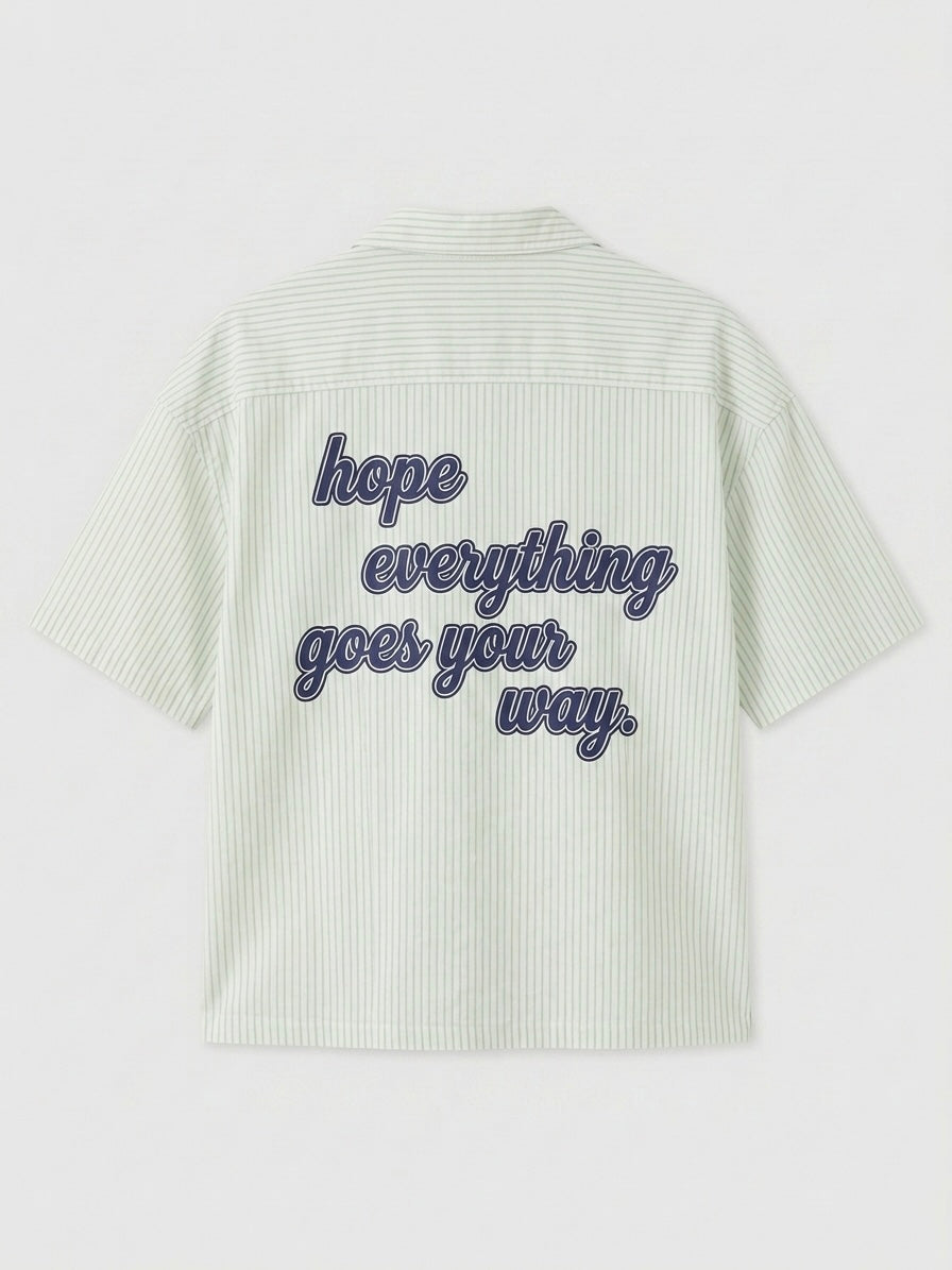 Chemise Crop Hope Print