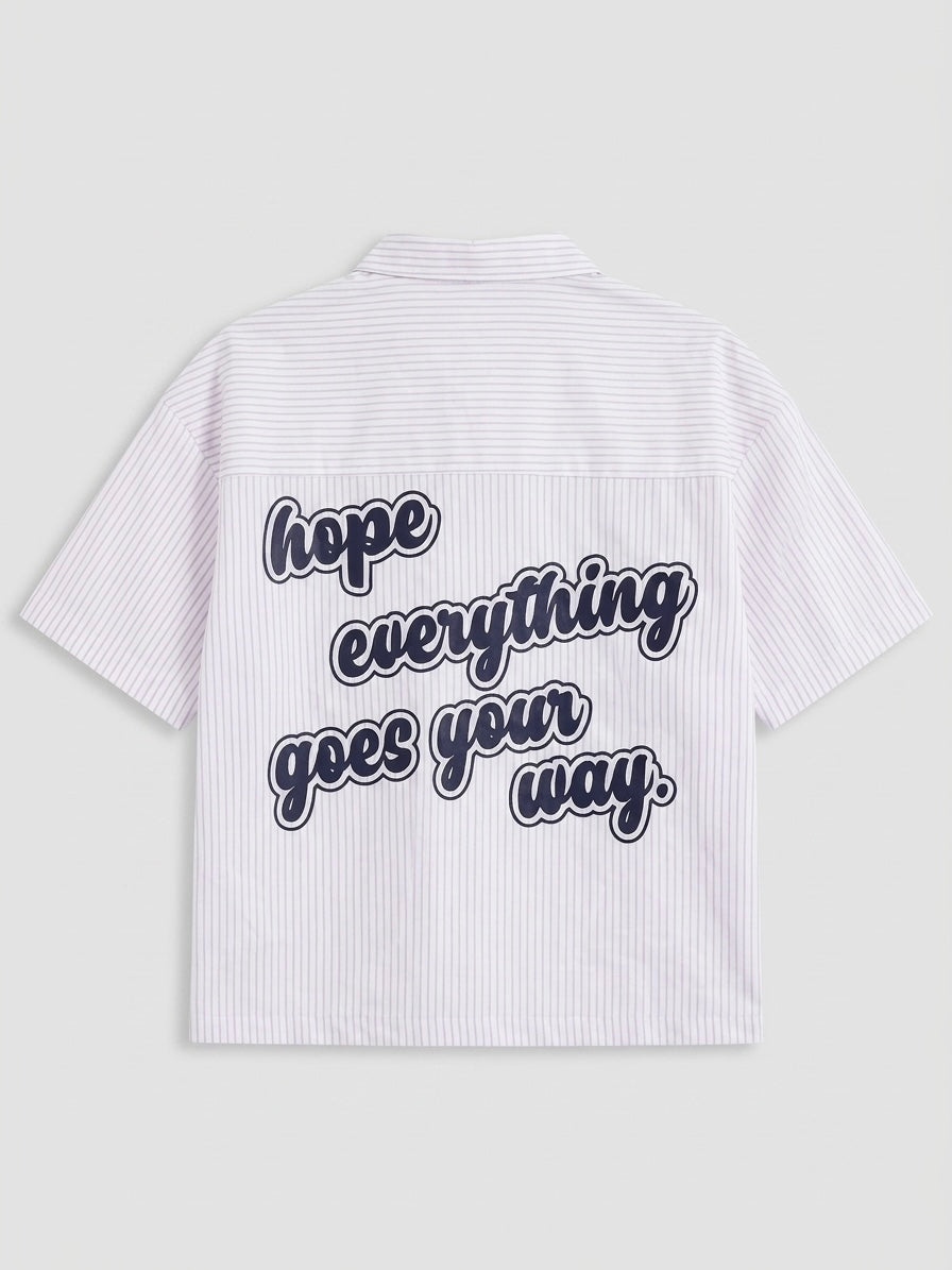 Chemise Crop Hope Print