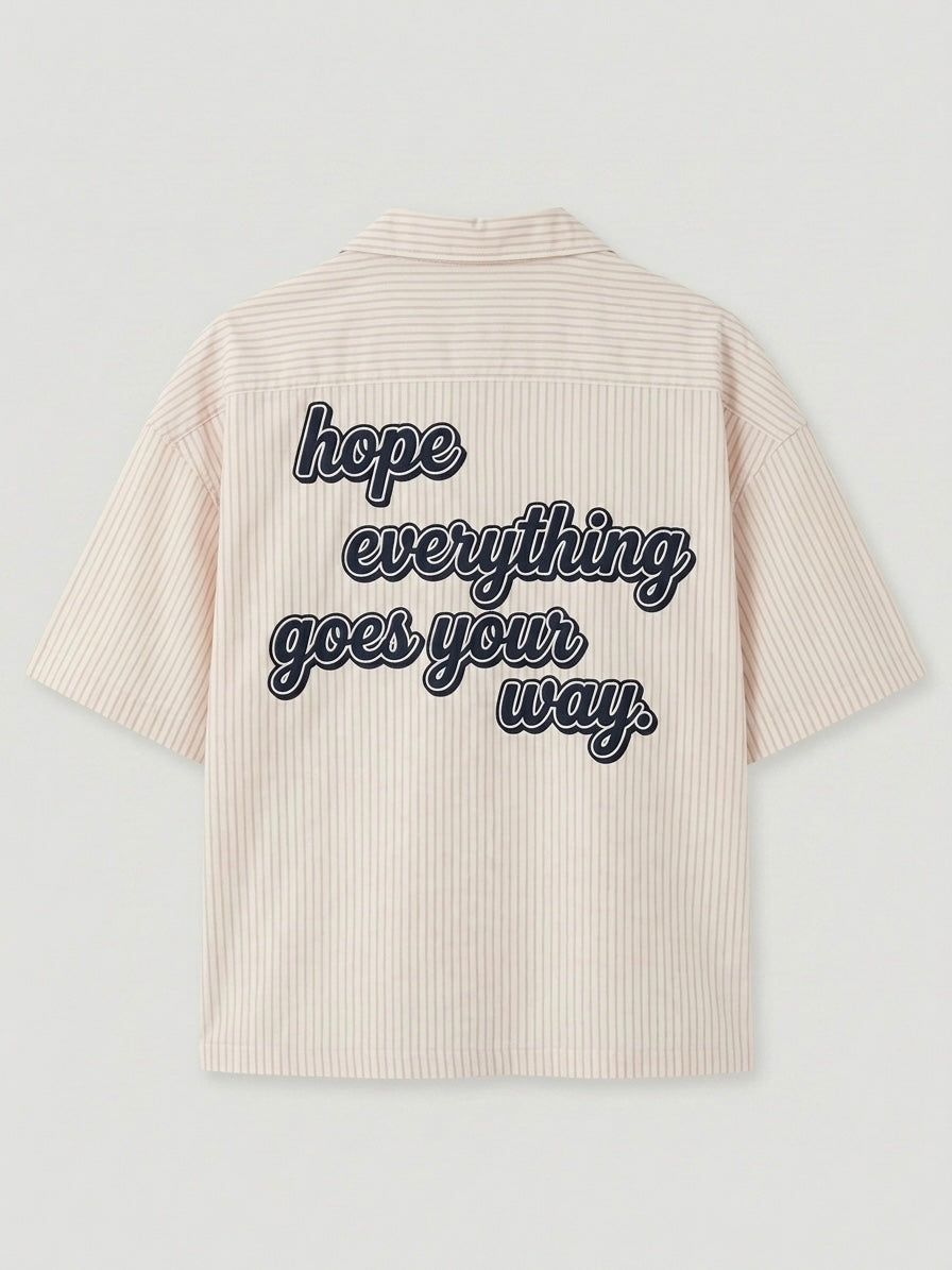 Chemise Crop Hope Print