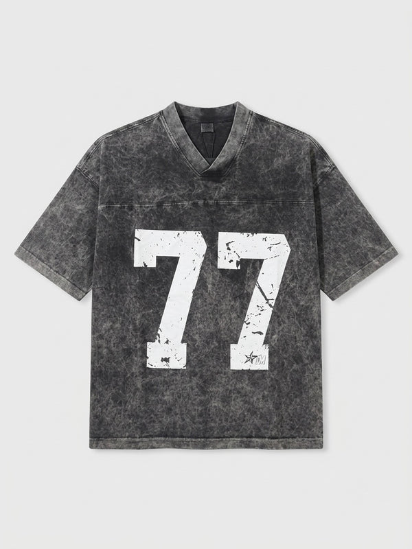 T-shirt délavé crope