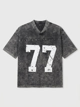 T-shirt délavé crope