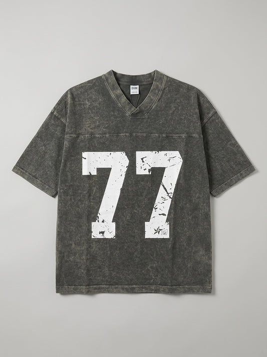 T-shirt délavé crope
