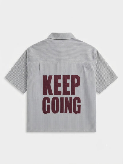 Chemise Crop Keep Going