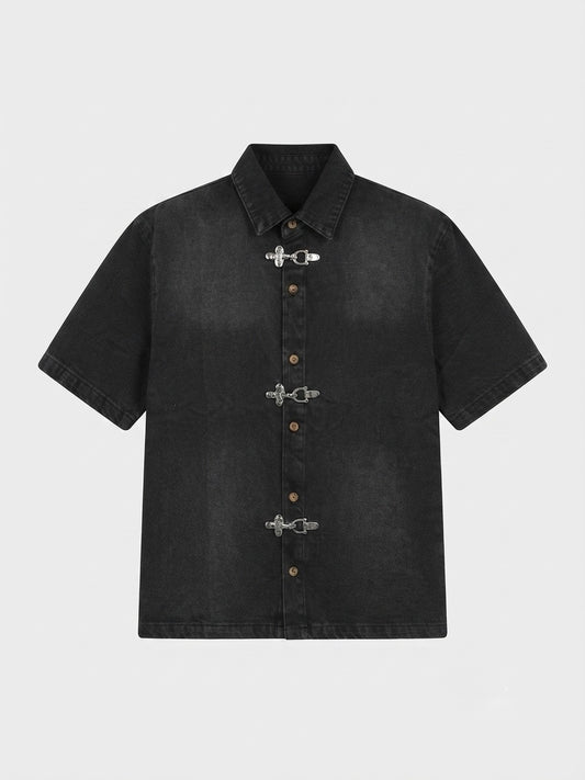 Chemise Crop Chinese Style