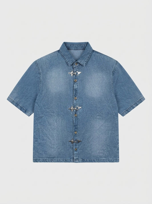 Chemise Crop Chinese Style