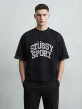 Mesh Layered Crop T-Shirt