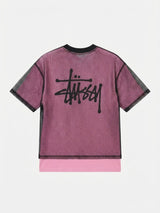 Mesh Layered Crop T-Shirt