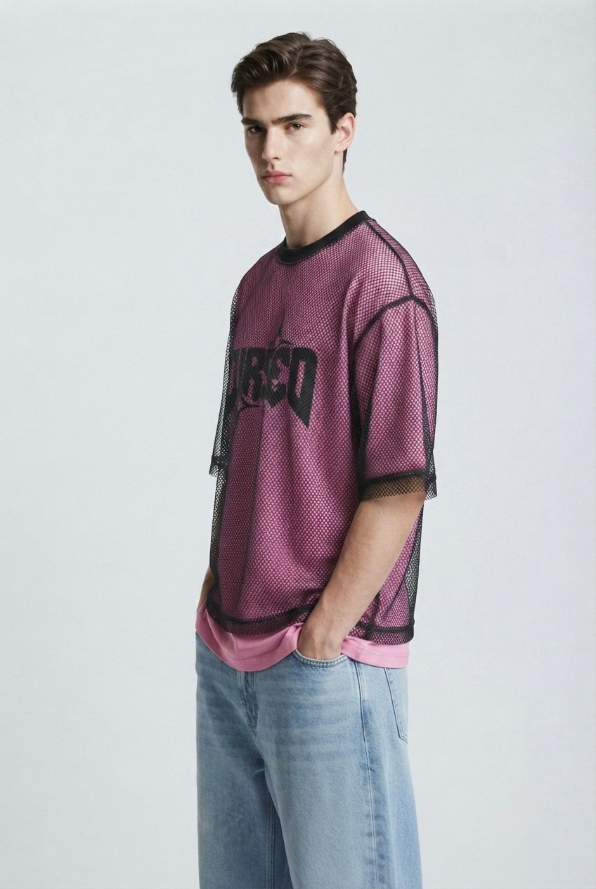 Layered Mesh T-Shirt