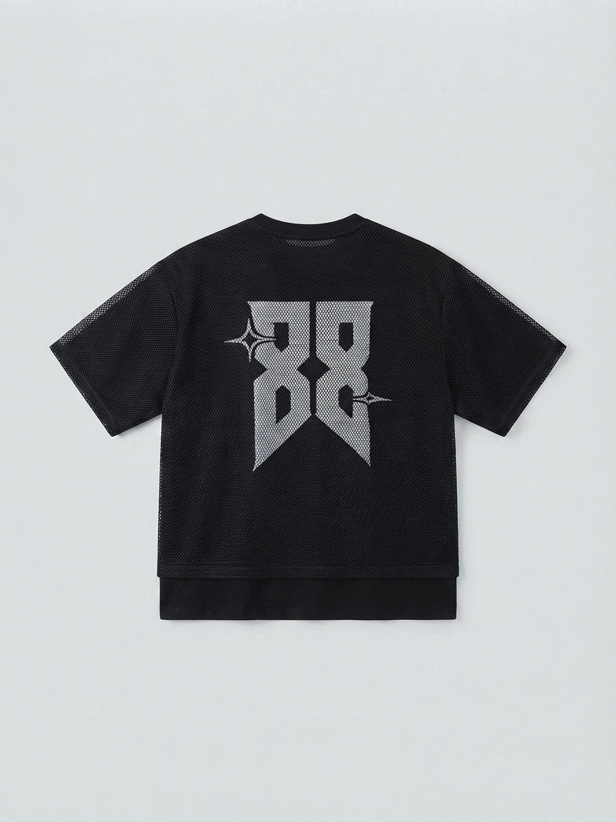 Layered Mesh T-Shirt