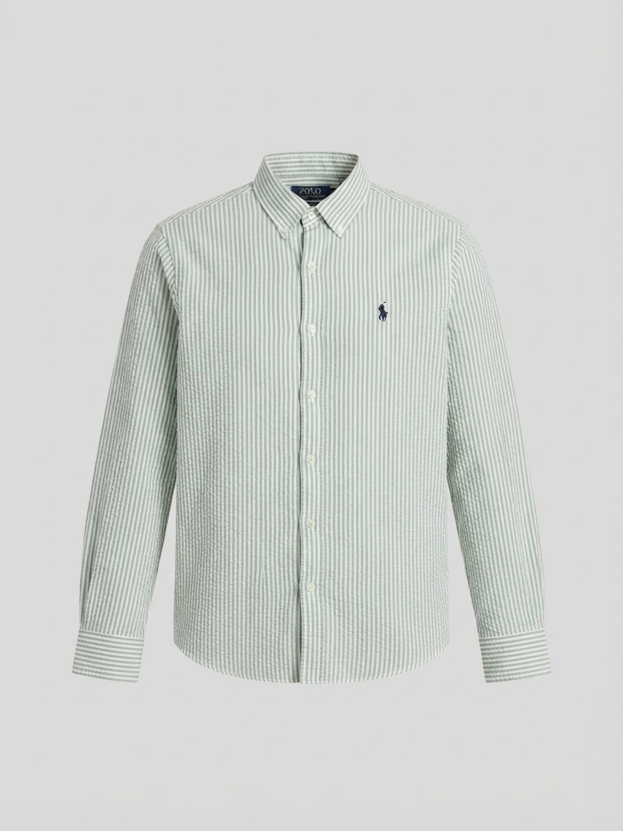 Button-Down Striped Shirt