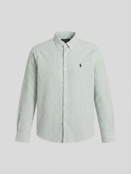 Button-Down Striped Shirt