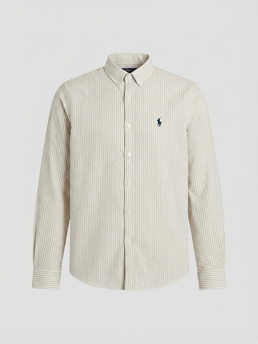 Button-Down Striped Shirt
