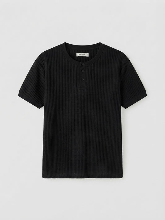 Waffle Henley T-Shirt