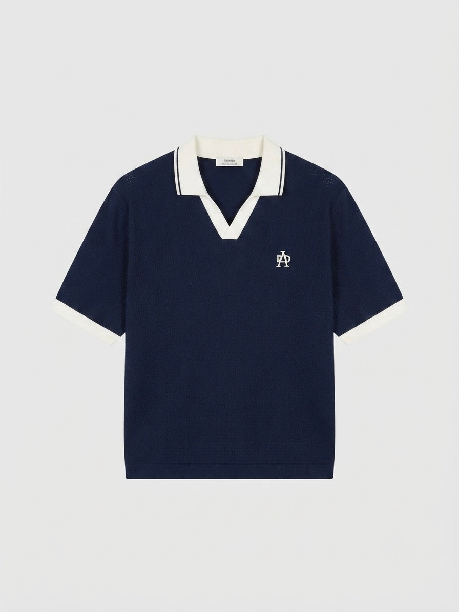 Knitted Polo Shirt