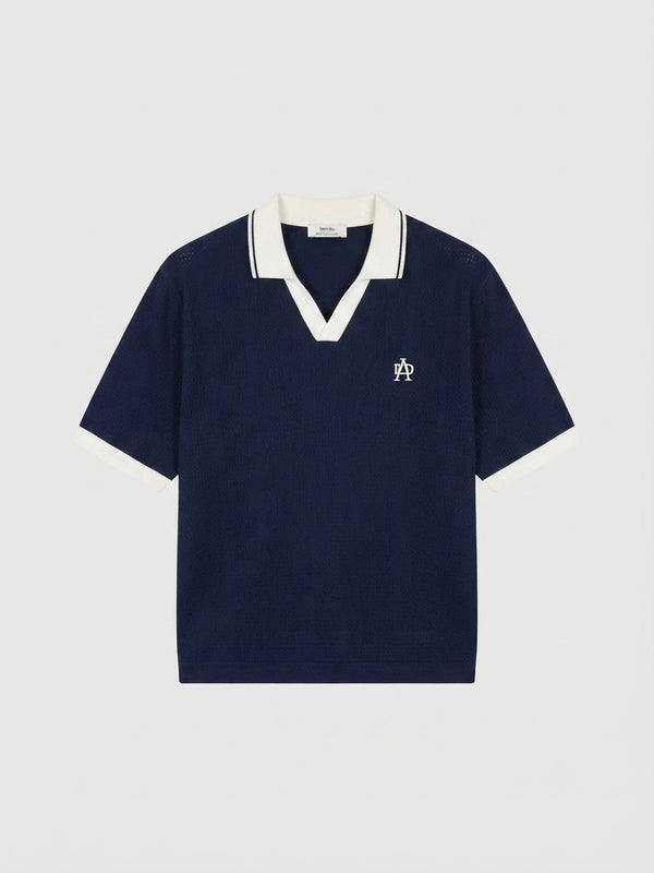 Knitted Polo Shirt