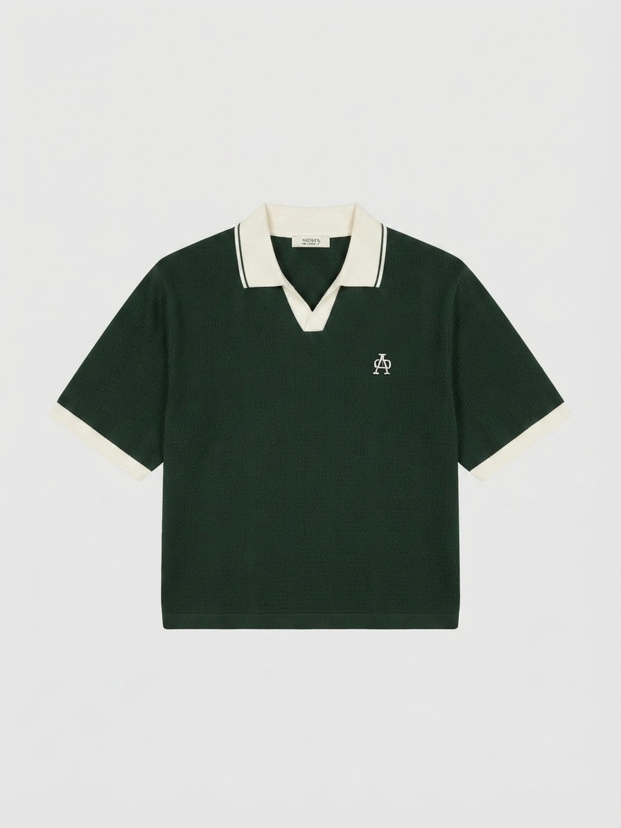 Knitted Polo Shirt