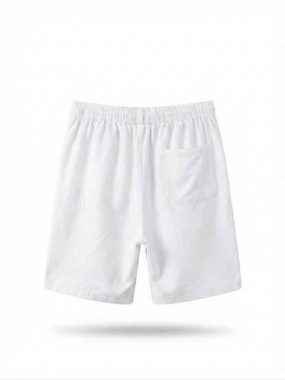 Rope Drawstring Linen Shorts