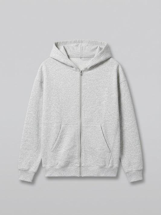 BASIC ZIP-UP HOODIE
