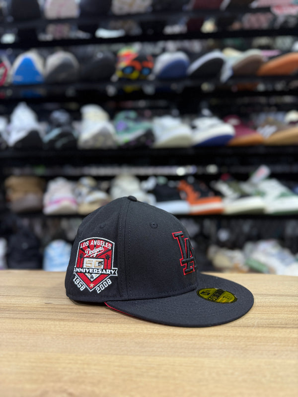 Los Angeles Dodgers 50th Anniversary Black Red