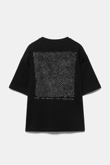 Sweat manches courtes texte