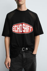 T-SHIRT WITH CONTRAST GRAPHICS